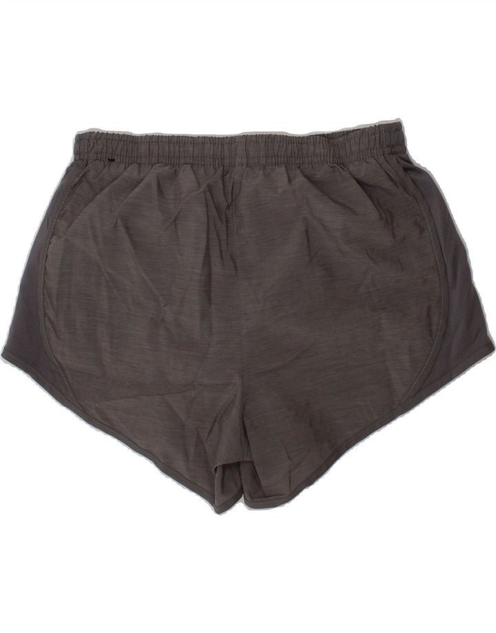 NIKE Womens Dri Fit Sport Shorts UK 12 Medium Grey Polyester Vintage Nike and Second-Hand Nike from Messina Hembry 