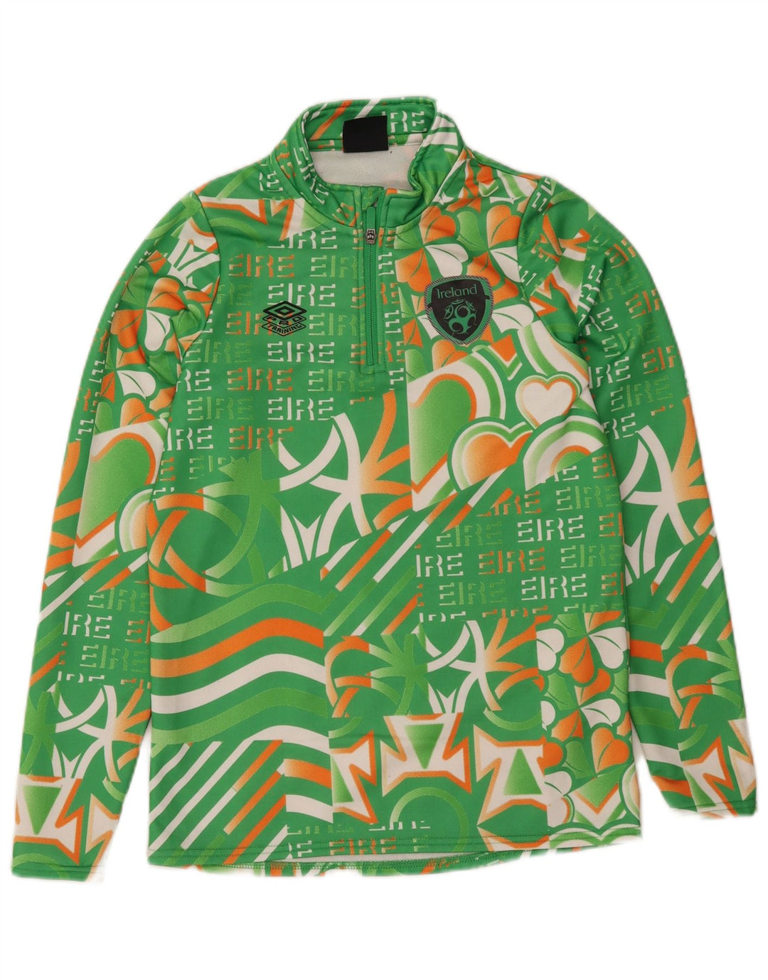 Trening Umbro Fete Graphic Pulover Top 11-12 Ani Mare Verde