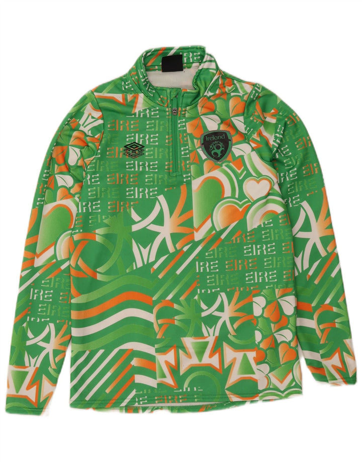 Trening Umbro Fete Graphic Pulover Top 11-12 Ani Mare Verde