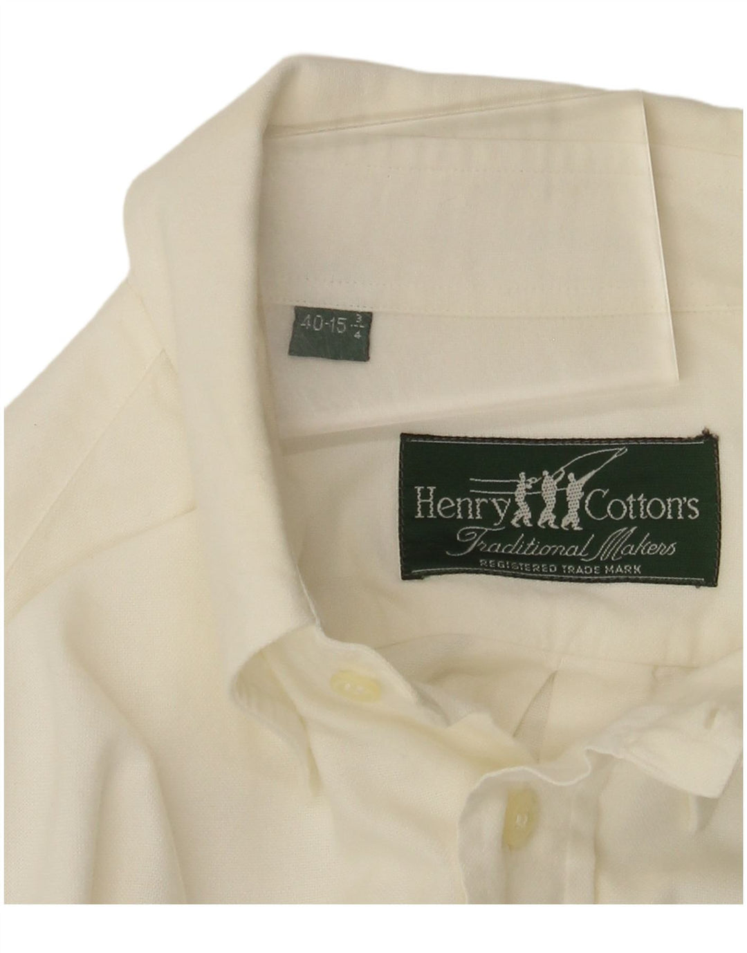 Cămașă pentru bărbați Henry Cottons Mărimea 40 15 3/4 Medium Alb