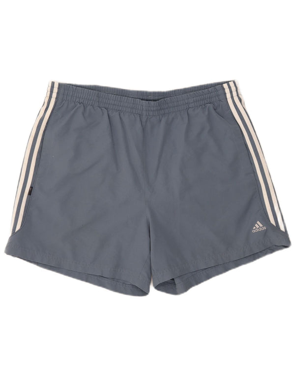 Pantaloni scurți sport pentru bărbați Adidas XL poliester albastru