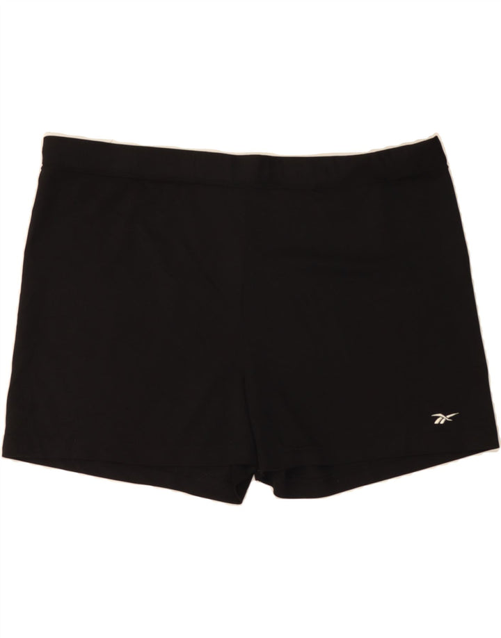REEBOK Mens Sport Shorts XL Black Polyester Vintage Reebok and Second-Hand Reebok from Messina Hembry 