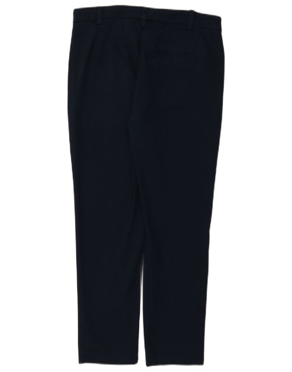 Pantaloni tăiați pentru femei Marks & Spencer UK 10 Small W30 L25 Bleumarin
