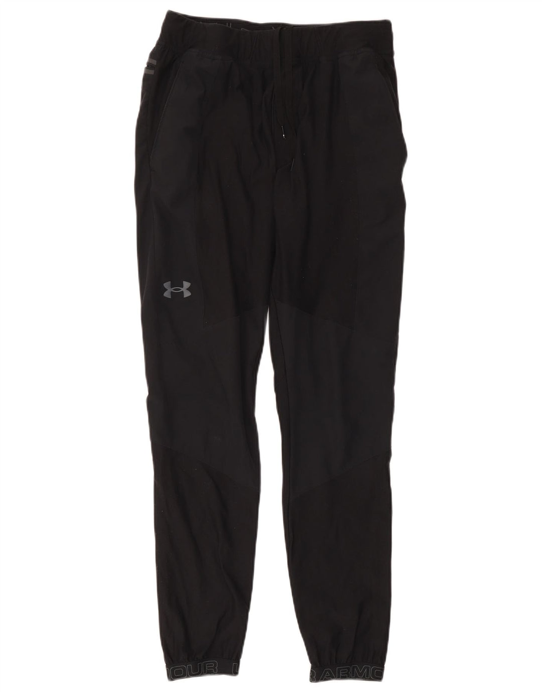 Pantaloni de trening grafic pentru bărbați Under Armour Pantaloni de jogging Poliester mediu negru