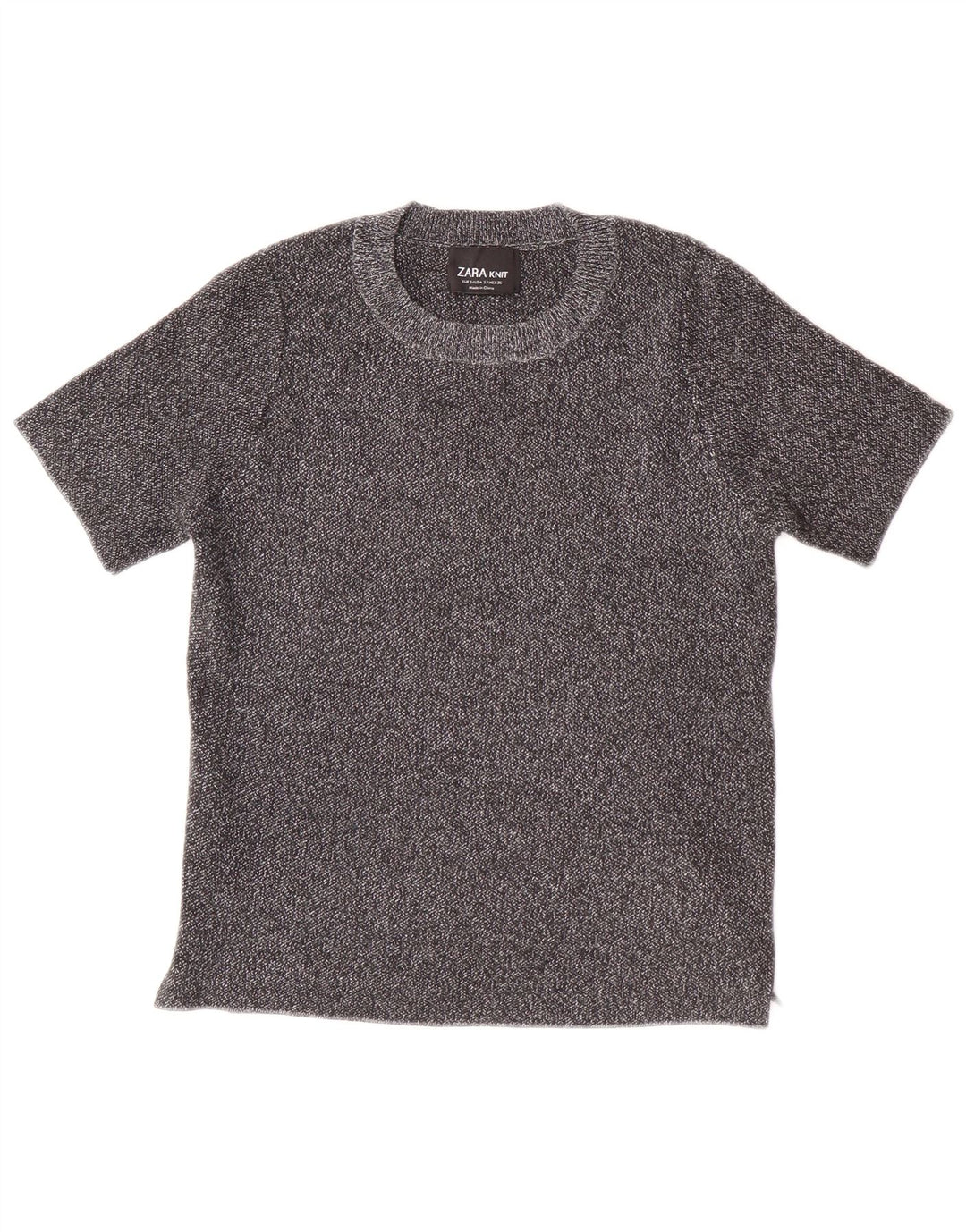 Top tricou ZARA pentru femei UK 8 Small Gri