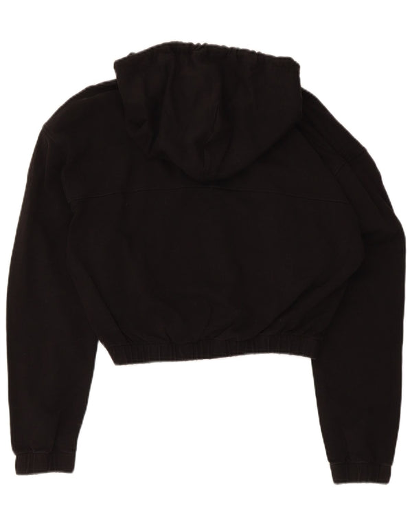 Jumper Crop Hoodie Tommy Hilfiger pentru femei UK 10 Small Black