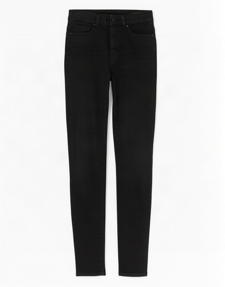 Blugi skinny pentru femei Lee W26 L30 bumbac negru