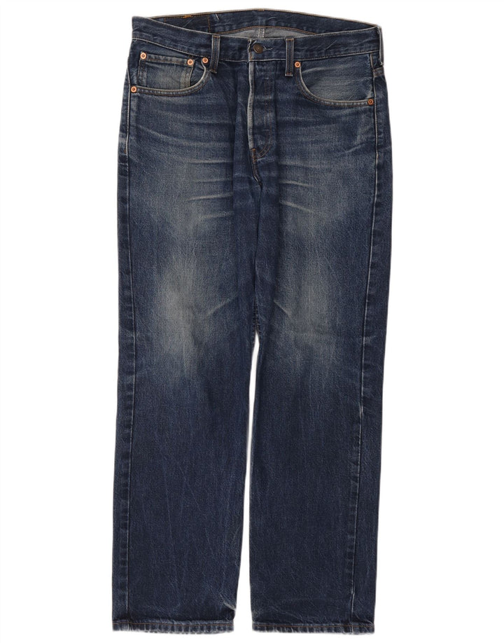 Blugi drepti pentru bărbați Levi's 582 W32 L30 Bumbac albastru
