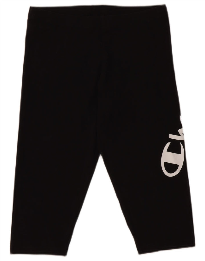 Legging Capri cu grafic pentru femei Champion UK 10 Small Black