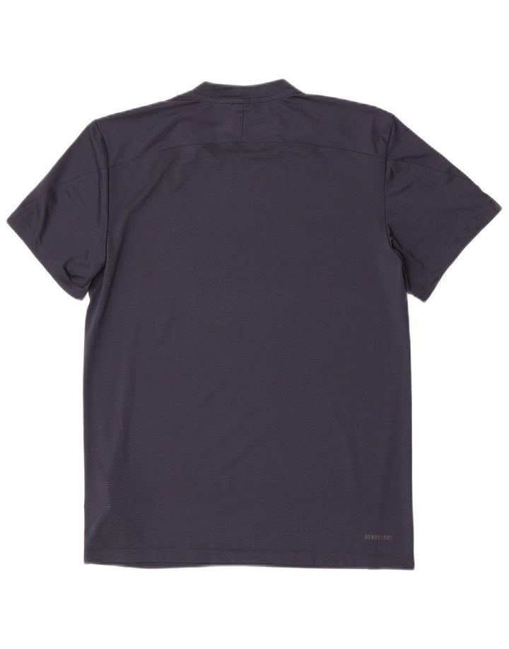Tricou pentru bărbați Adidas Aeroready Top Mediu Bleumarin Poliester