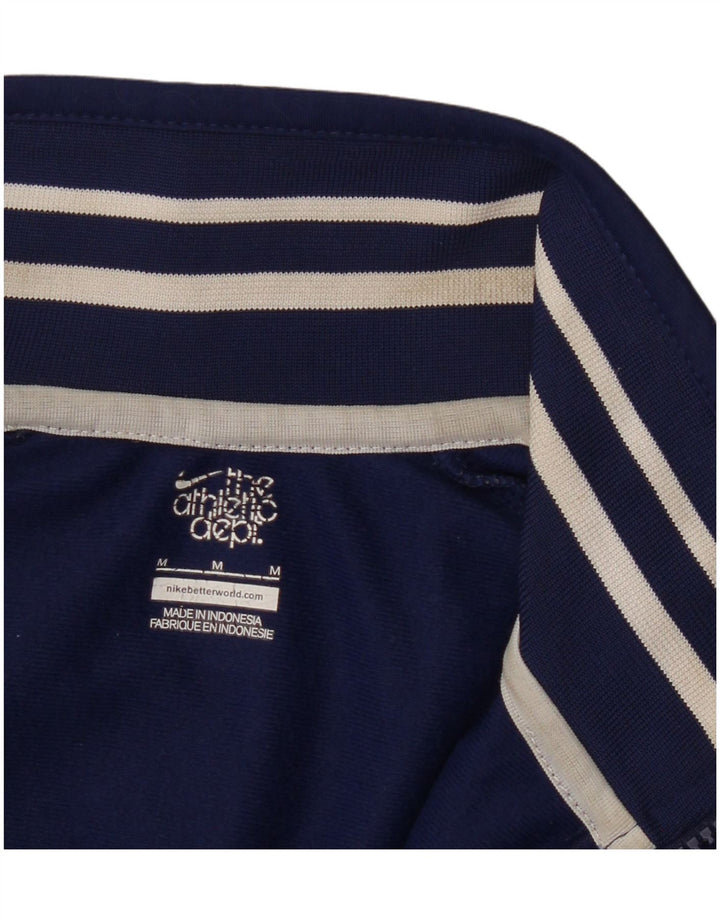 Jachetă de top pentru trening grafic Nike pentru femei UK 12 Medium Bleumarin