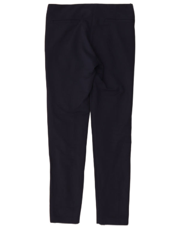 Pantaloni casual slim pentru femei Zara XS W24 L27 Bleumarin