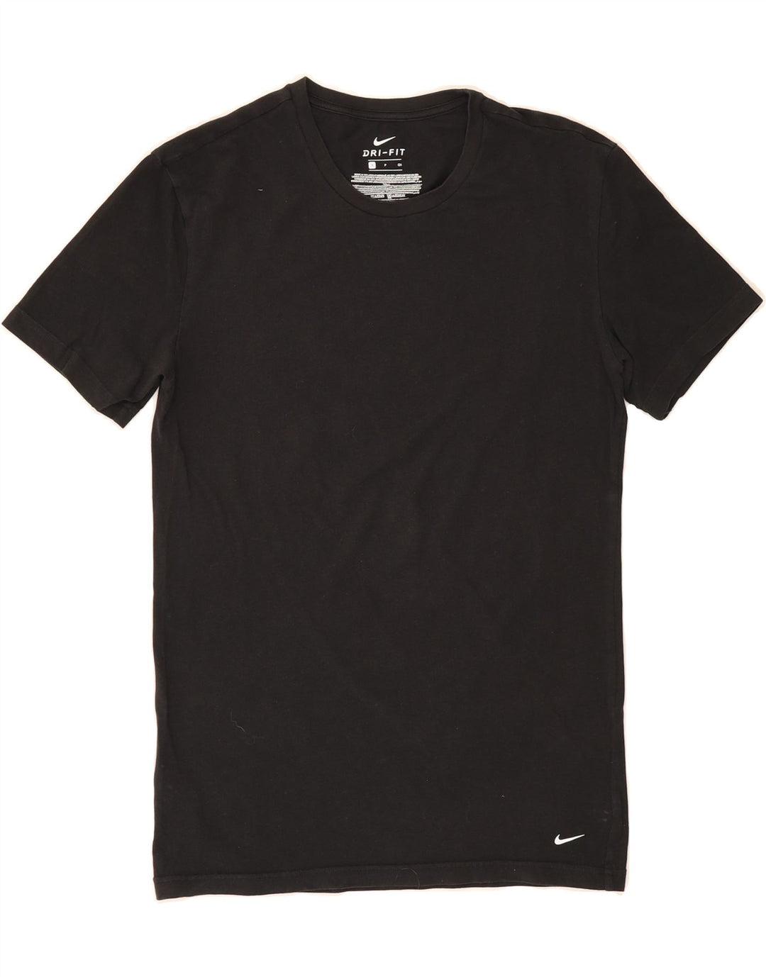 NIKE Mens Dri Fit T-Shirt Top Small Black Cotton Vintage Nike and Second-Hand Nike from Messina Hembry 