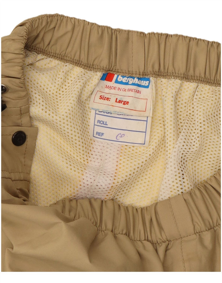 Pantaloni de trening BERGHAUS pentru bărbați, mari, bej, poliester