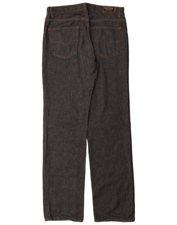 Blugi drepti pentru bărbați WAMPUM IT 48 Medium W33 L35 Bumbac bleumarin