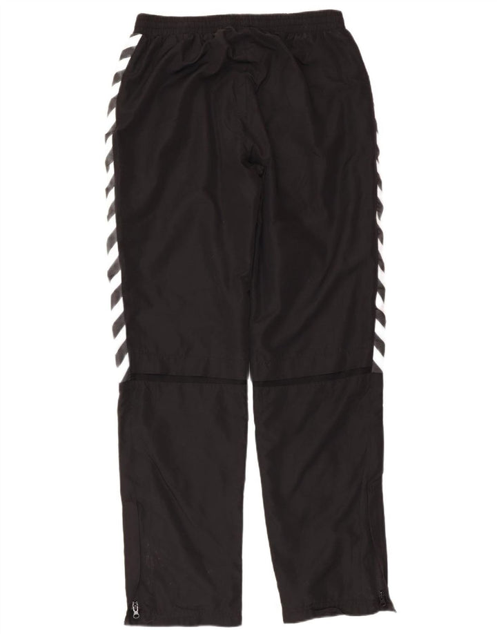 Pantaloni de trening grafic pentru bărbați HUMMEL, poliester mediu negru