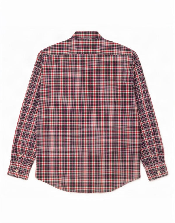 Cămașă pentru bărbați James Ross Mărimea 43 17 XL Bumbac cu carouri bleumarin