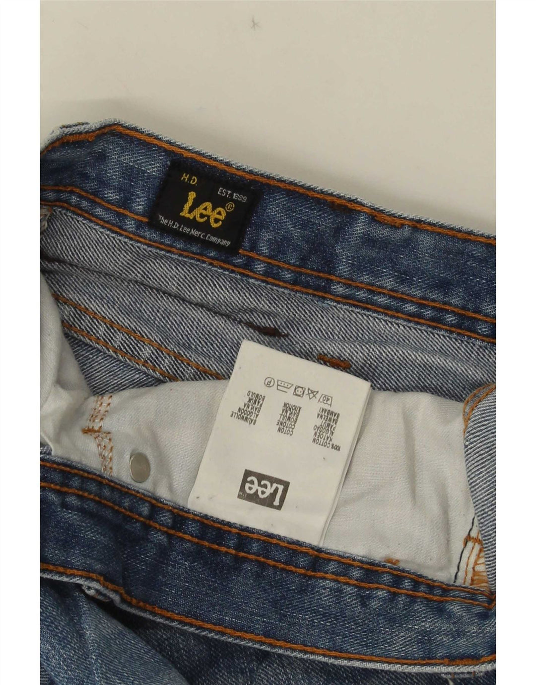 Blugi Lee Brooklyn Straight pentru bărbați W36 L31 Bumbac albastru