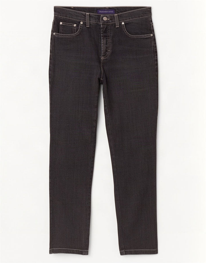 Trussardi Jeans femei drepte W26 L28 bumbac gri