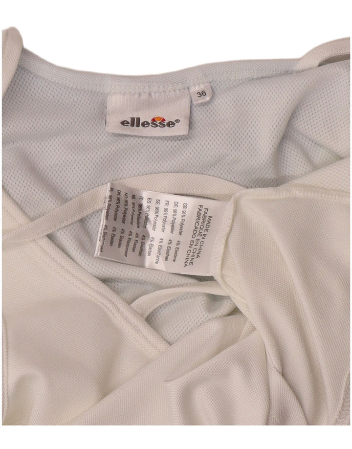 Vestă crop top pentru femei Ellesse EU 36, mic, alb, din poliester