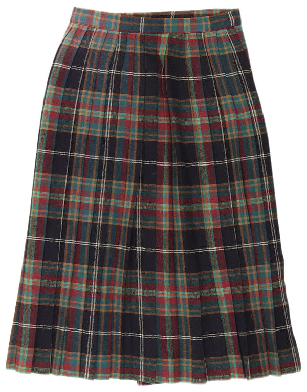 Fusta plisată cu cuțit pentru femei St. Bernard UK 10 Small W24 Plaid multicolor