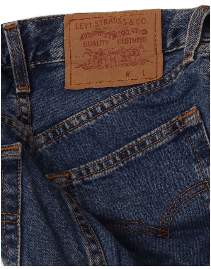 Blugi slim pentru femei Levi's W24 L27 Albastru