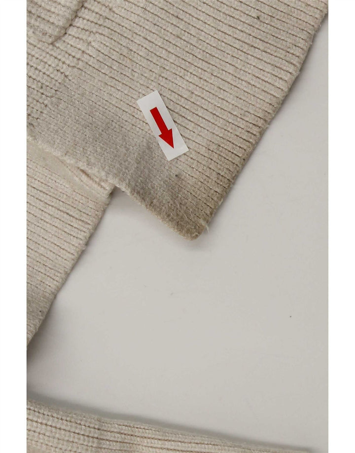 Pulover cardigan supradimensionat pentru femei Zara UK 10 Small White Viscose