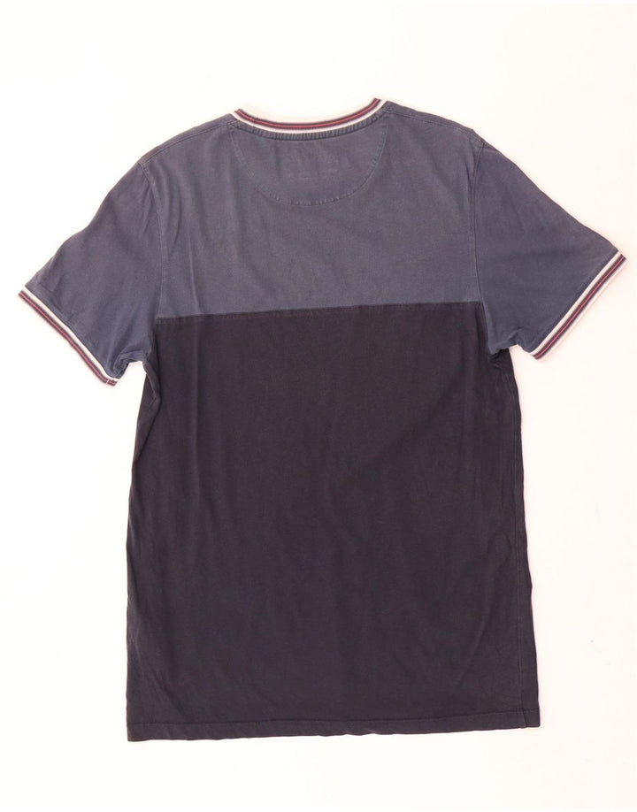 Tricou pentru bărbați Ted Baker Top Mărimea 3 Mediu Bleumarin Bumbac Colorblock