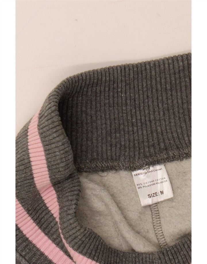 Sergio Tacchini Pantaloni de trening pentru femei UK 14 Bumbac gri mediu