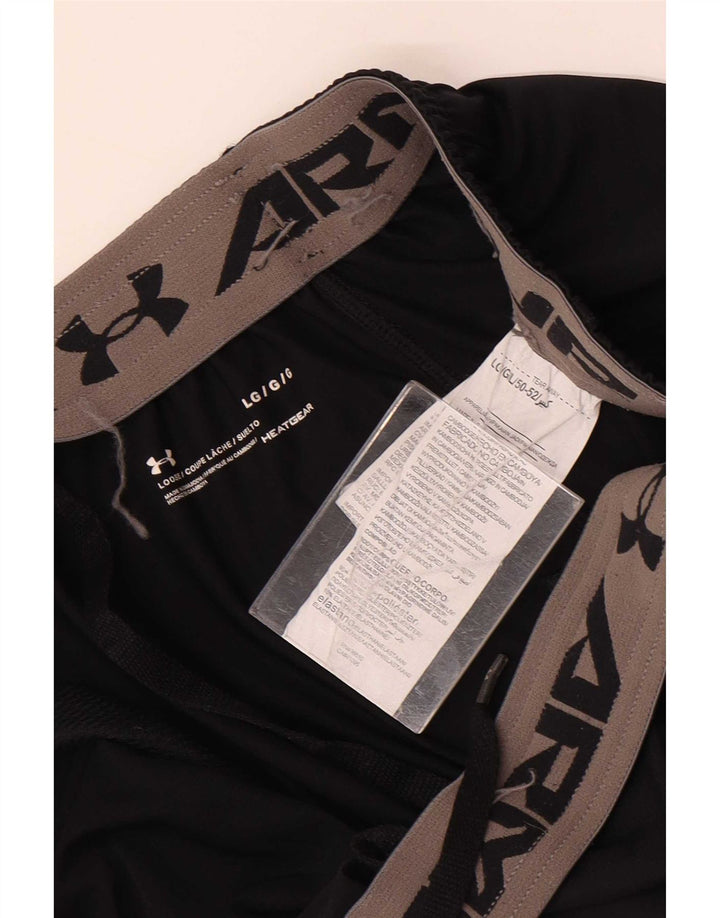 Pantaloni scurți sport Under Armour pentru bărbați, mari, negru, poliester