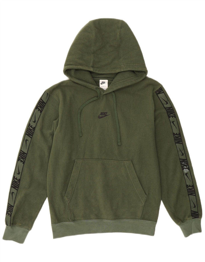 Pulover NIKE pentru bărbați Therma-Fit Graphic cu glugă din lână XS poliester verde