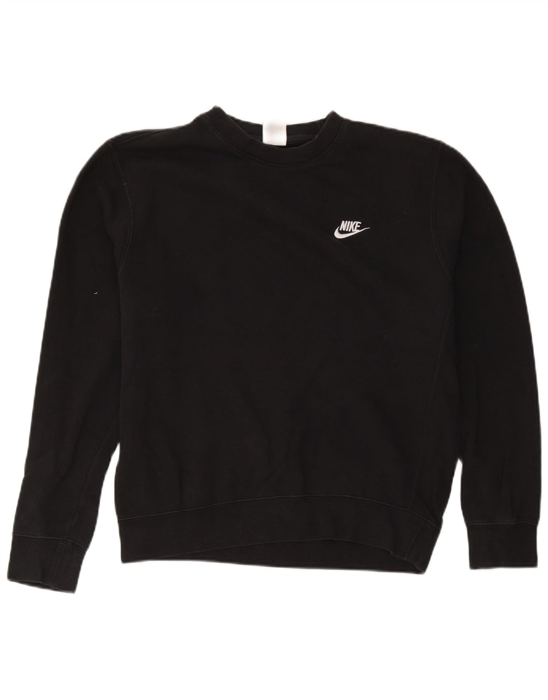 Pulover Nike pentru bărbați, bumbac mediu negru