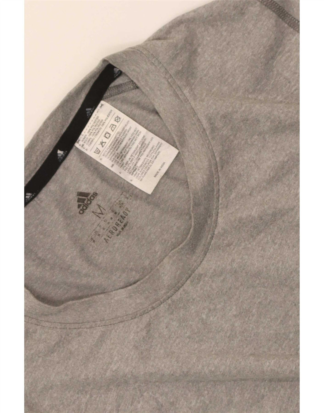 Tricou Adidas Aeroready Graphic Top Medium Gri Poliester