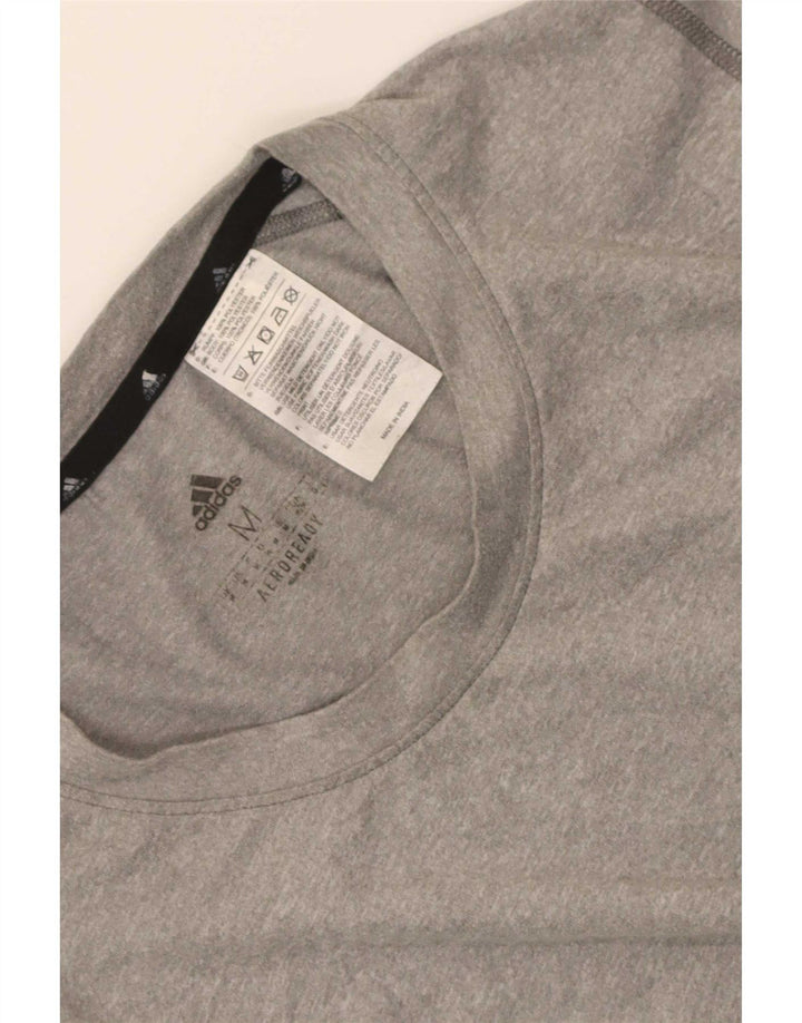 Tricou Adidas Aeroready Graphic Top Medium Gri Poliester