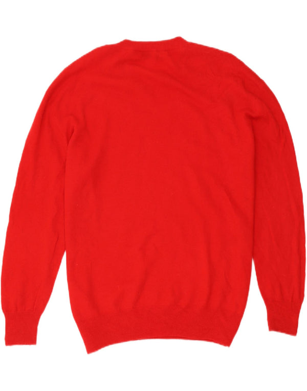 Pulover pentru damă Zara cu gât roșu, lână roșie, UK 18 XL