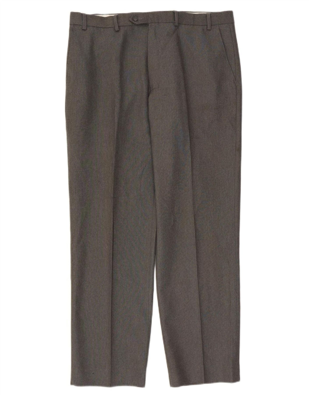 Marks & Spencer Pantaloni drepți pentru bărbați L38 L33 Poliester gri