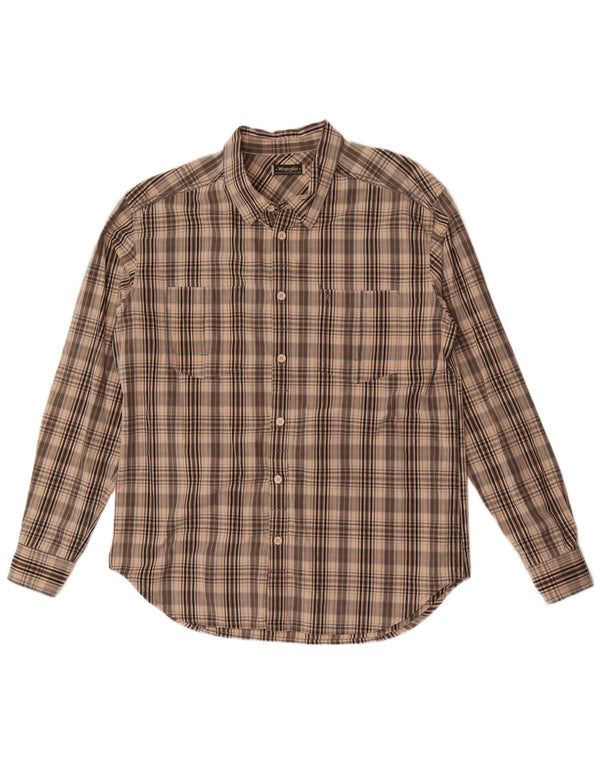 Cămașă pentru bărbați Wrangler Greensboro, XL, maro, din bumbac