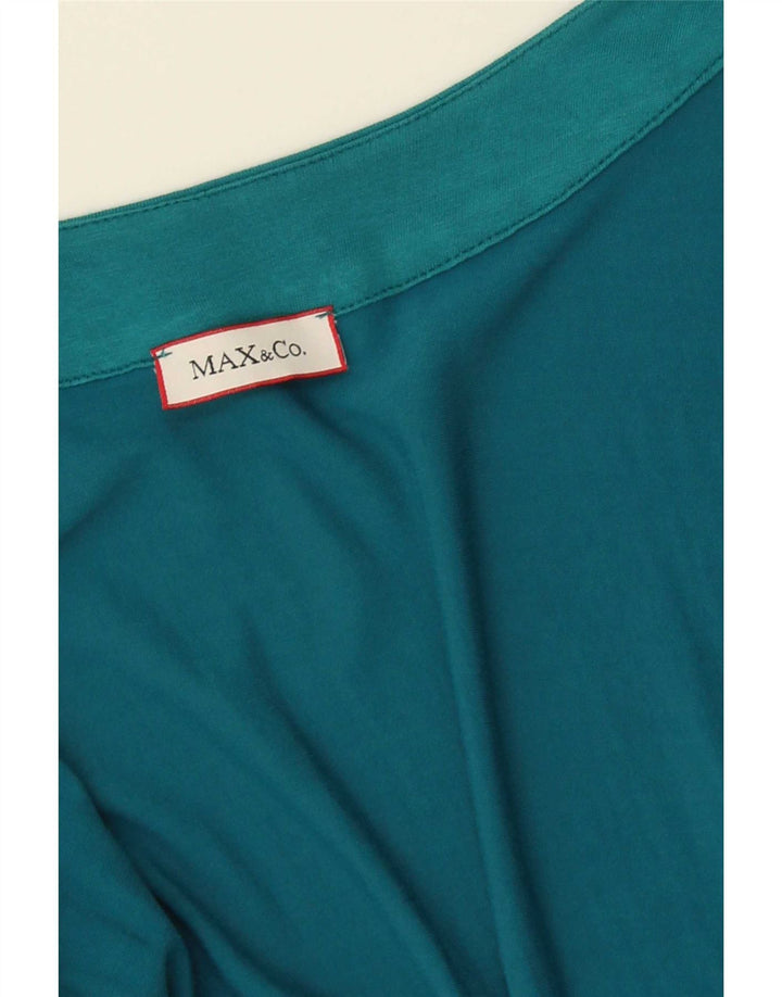 Max & Co. Rochie A-Line fără mâneci pentru femei UK 14 Medium Blue
