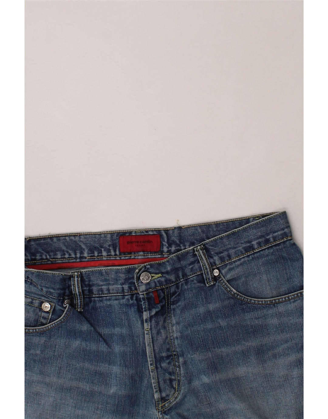 PIERRE CARDIN Mens Straight Jeans W36 L33 Blue Cotton Vintage Pierre Cardin and Second-Hand Pierre Cardin from Messina Hembry 
