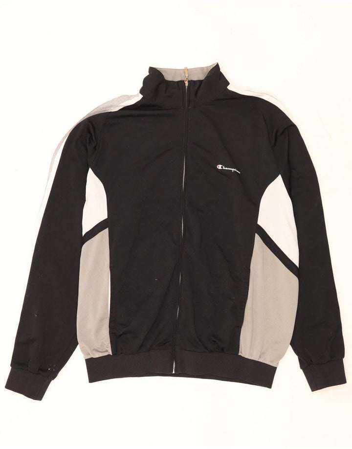 Jachetă de trening pentru bărbați Champion, 2XL, poliester negru color bloc