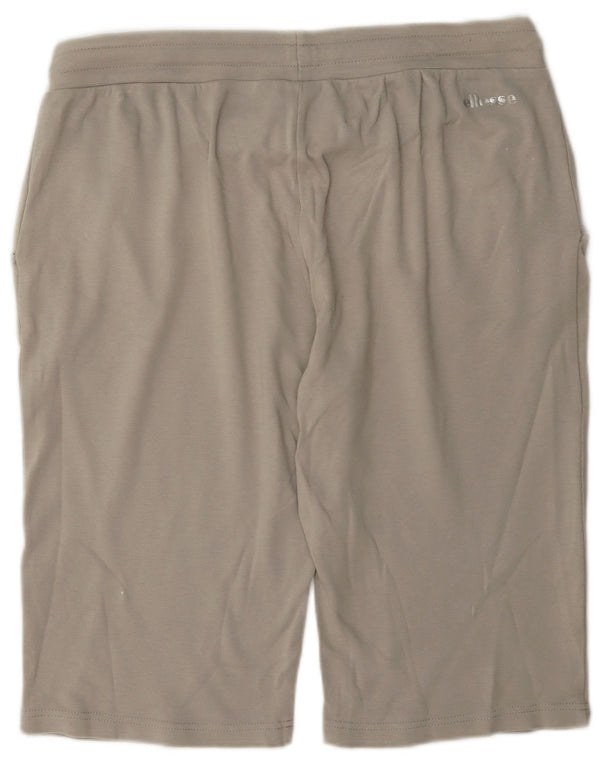 Pantaloni scurti sport Ellesse pentru femei UK 18 XL bumbac gri