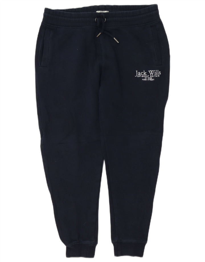 JACK & JONES Pantaloni de trening grafic pentru bărbați Pantaloni de jogging Mediu Bleumarin