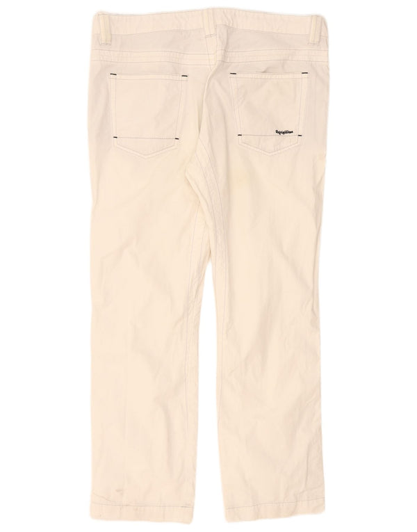 Pantaloni casual drepti pentru bărbați Refrigiwear L36 L30 Bumbac alb