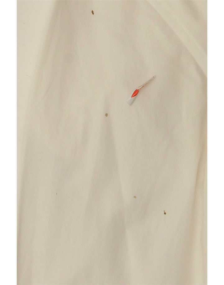 Cămașă croită pentru bărbați Tommy Hilfiger Mărimea 40 15 3/4 Mediu alb cadru