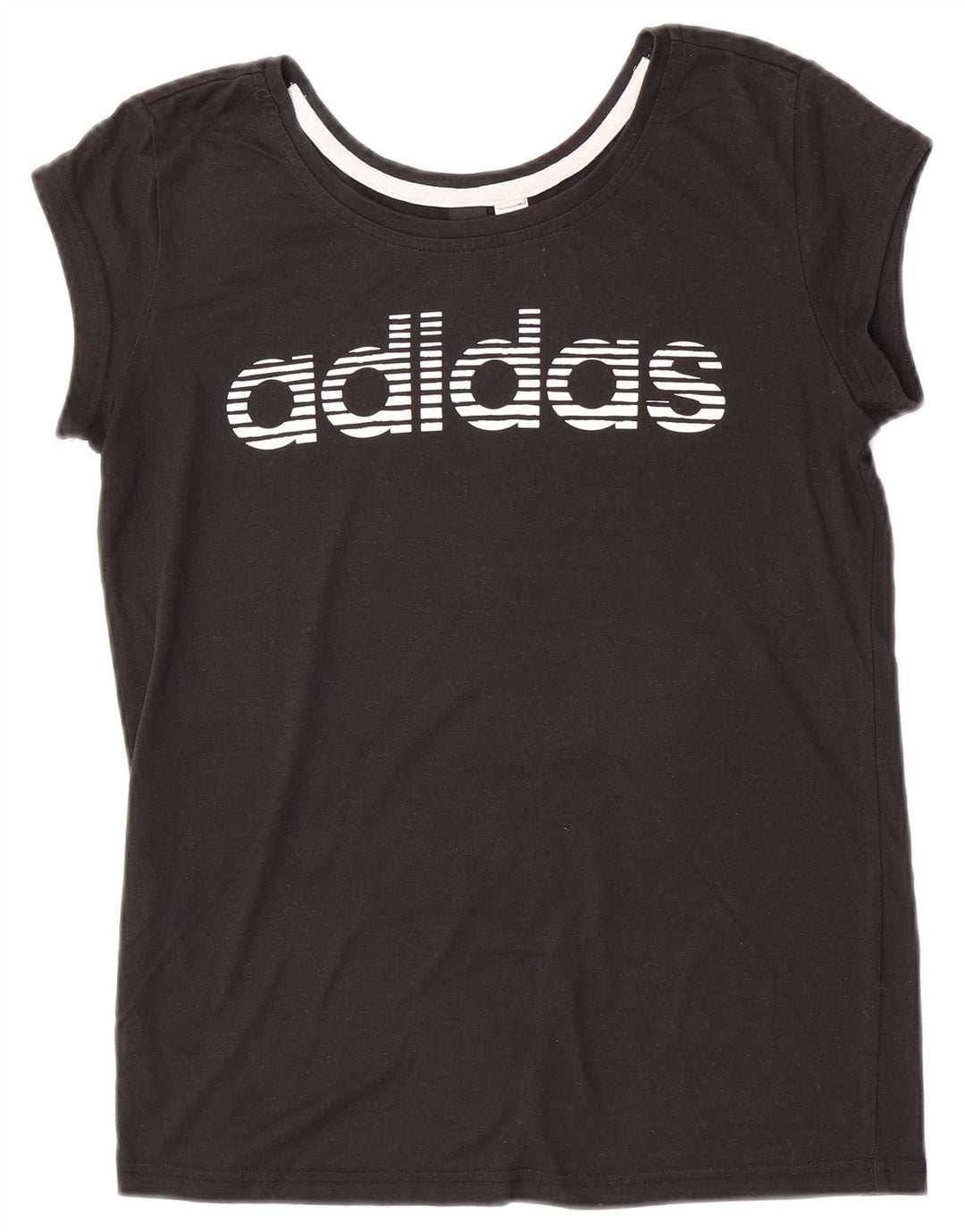 Tricou grafic Adidas pentru femei Top UK 12 Medium Negru