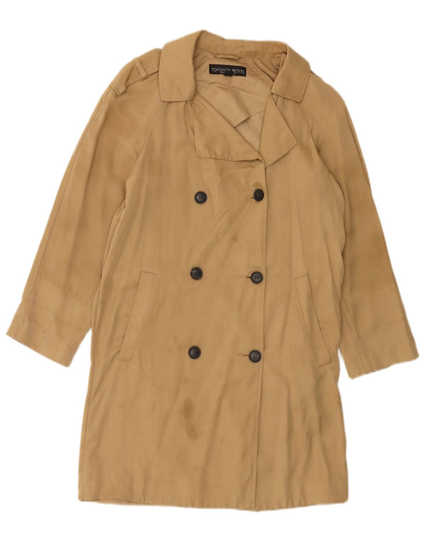 Trench pentru femei Topshop, UK 4 XS Bej Lyocell