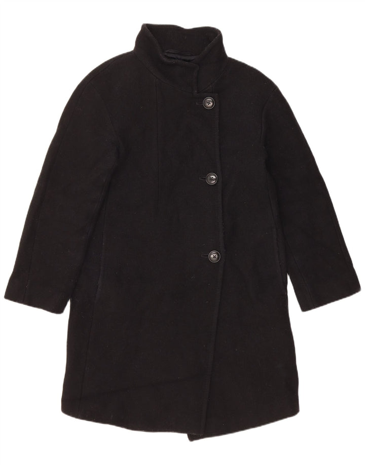 Pardesiu Massimo Dutti pentru damă, cu tăiere largă, EU 34 2XS, lână neagră