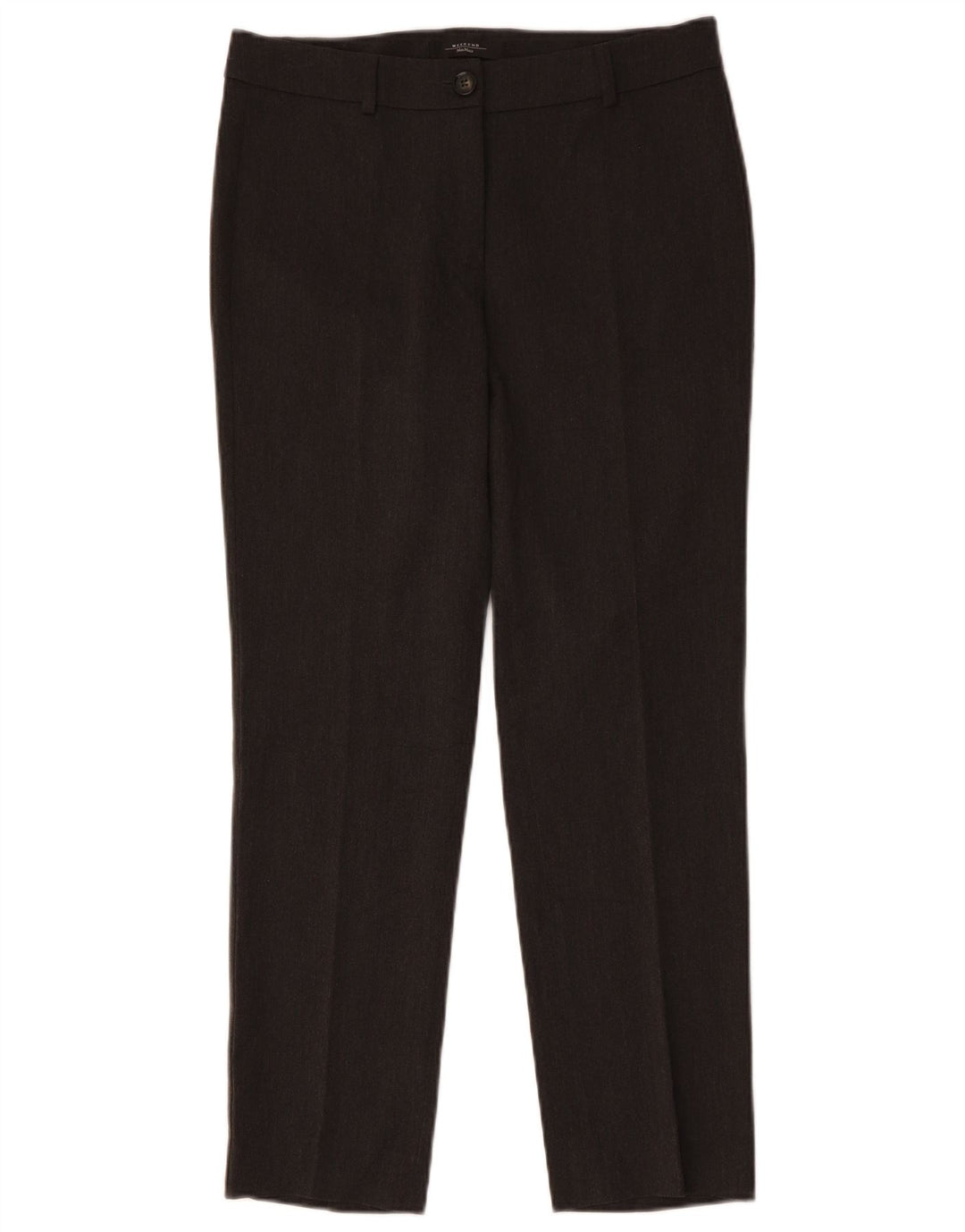 MAX MARA Pantaloni drepti de weekend pentru femei UK 12 Medium W32 L28 Gri