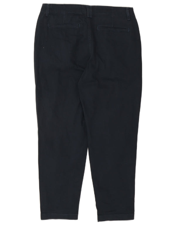 Pantaloni chino conici pentru femei Fat Face UK 12 Medium W30 L25 Bleumarin
