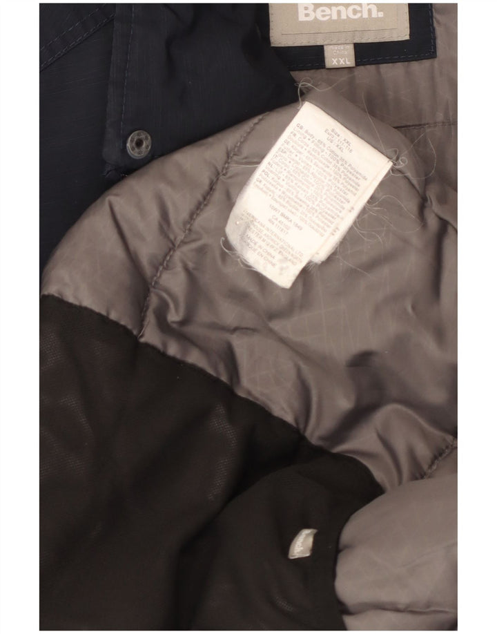 Jachetă pentru bărbați Bench, UK 44 2XL, albastru bleumarin, bumbac